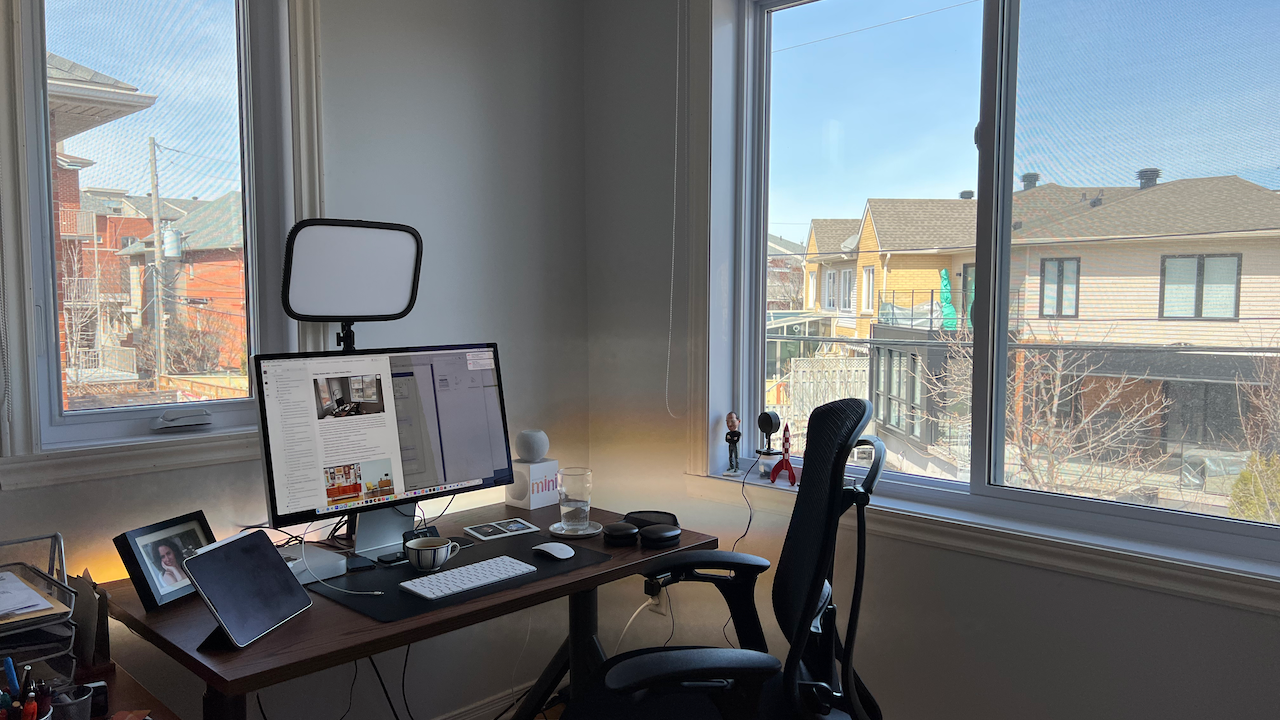 My home office setup - a room with a view