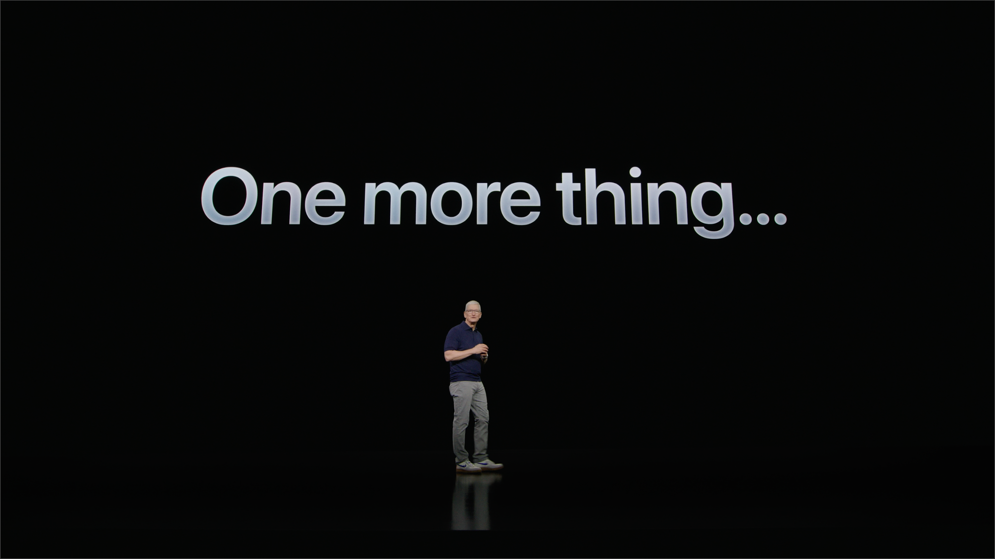 Tim Cook announced the “One more thing” everyone was waiting for