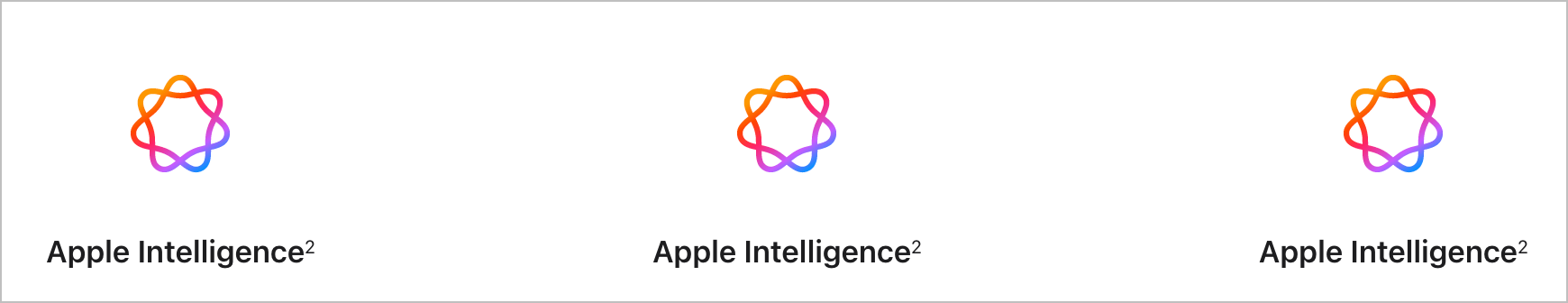 Apple Intelligence everywhere but still to be shipping.