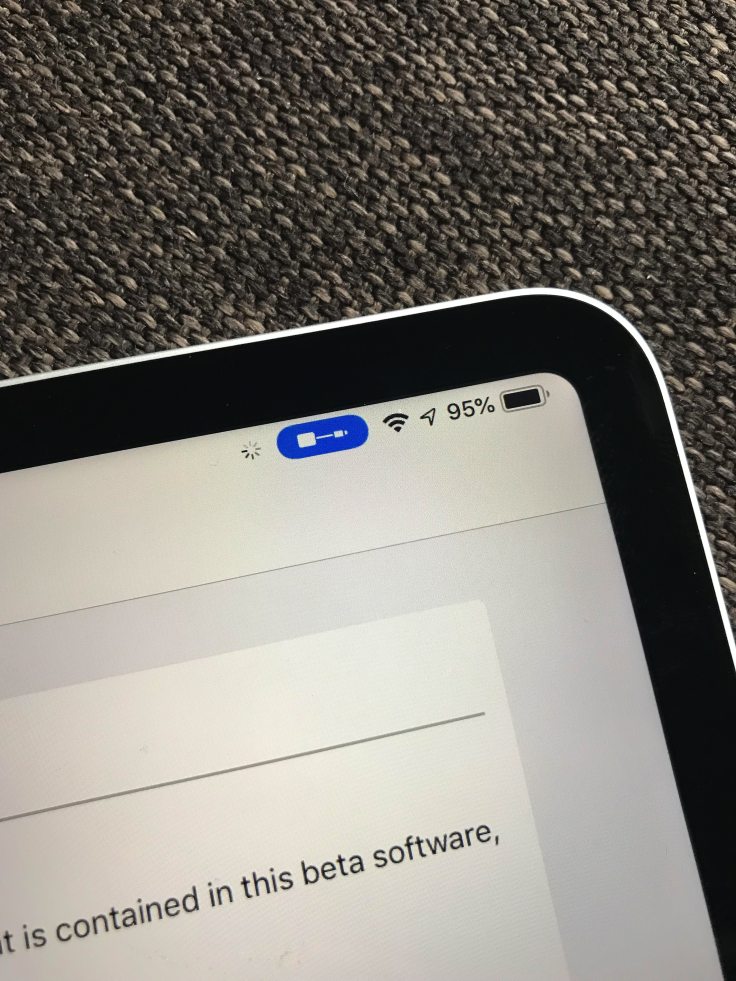 HyperDrive Status on iOS when connected