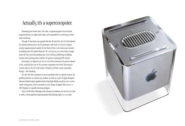 Apple's PowerMac G3 Cube - Source: Apple.