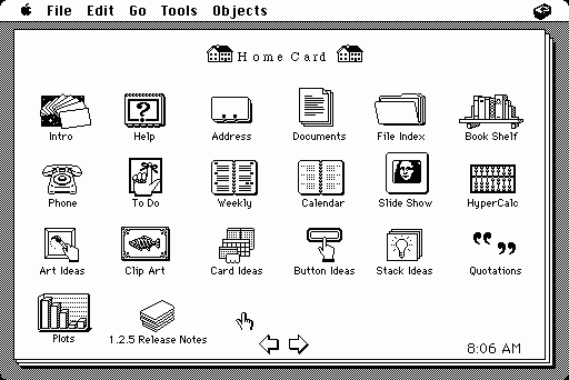 HyperCard Home View