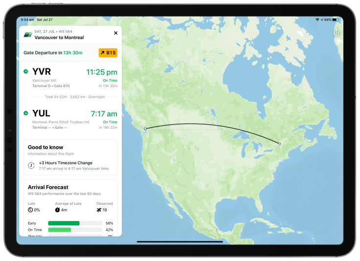 Flighty flight tracker