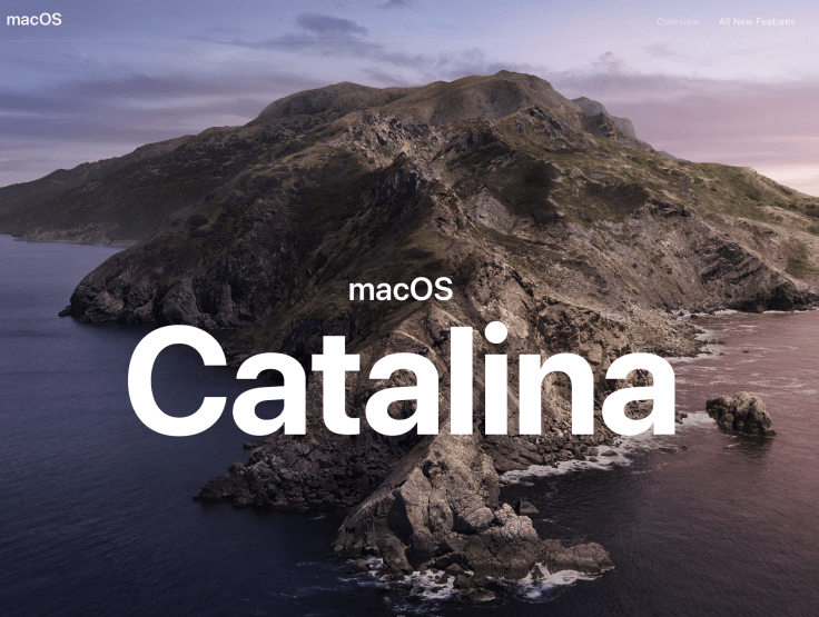 macOS Catalina