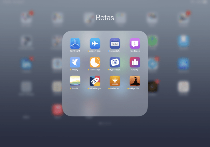 Apps in beta that I’m currently testing