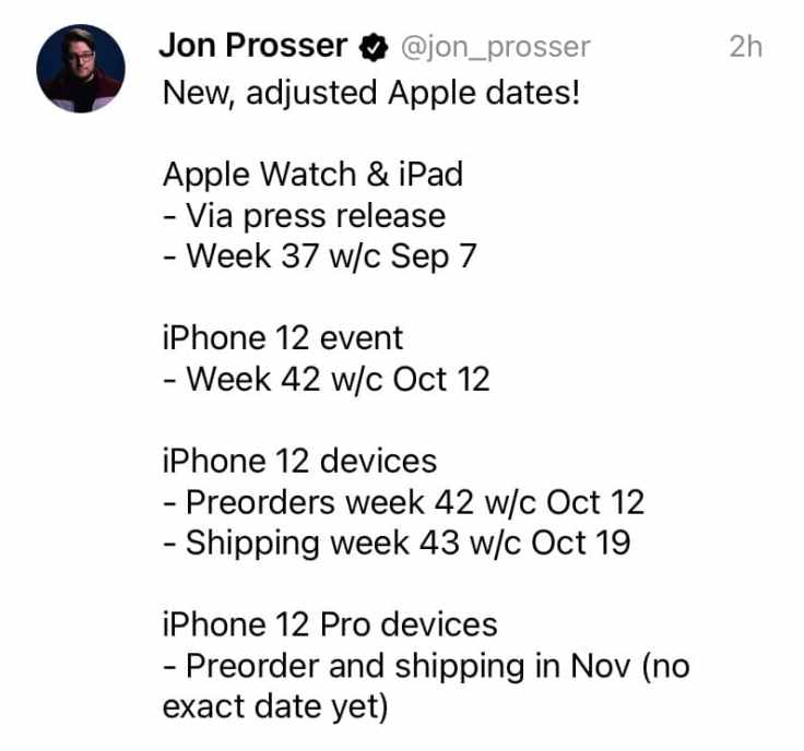 Rumors about upcoming Apple products release