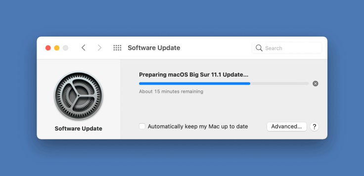 Time to install macOS updates never been improved over the years