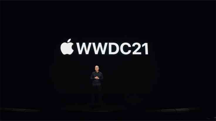 Tim Cook at WWDC 2021