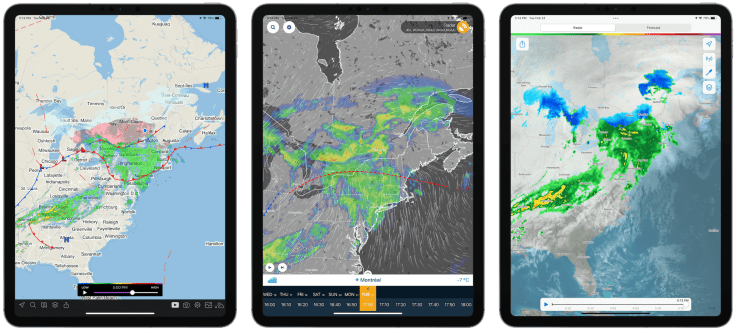 Radar imagery comparison - MyRadar - WeatherMaps - Carrot Weather