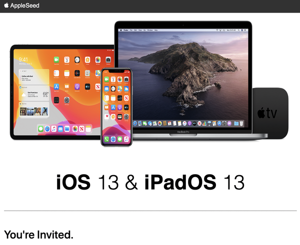 iOS 13 and iPadOS 13 Beta