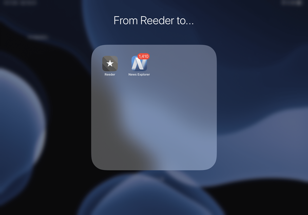 RSS Readers War: From Reeder to News Explorer