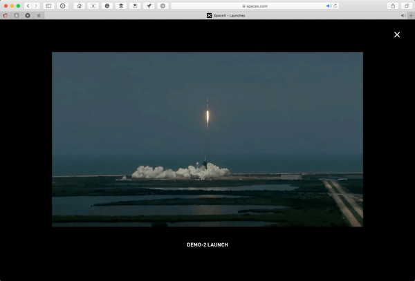 SpaceX Demo2 Launch
