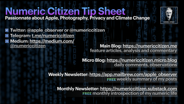 The Numeric Citizen Tip Sheet